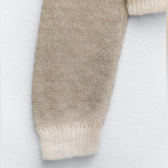 KNIT CARDIGAN ALPACA AND WOOL BLEND - Picture 3 of 5